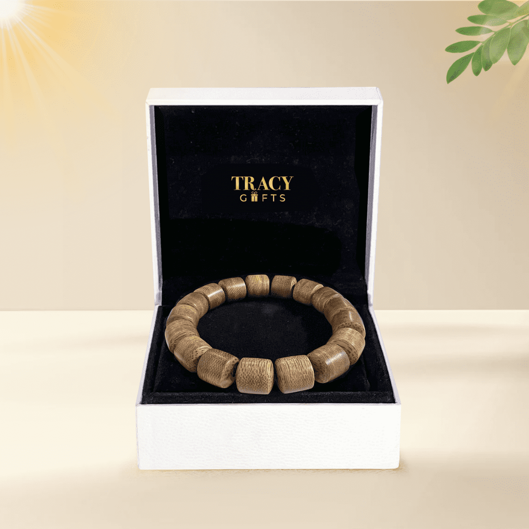Vòng tay trầm Thống Lu “Minh Trí Tài Lộc” (8-10 năm tuổi trầm)